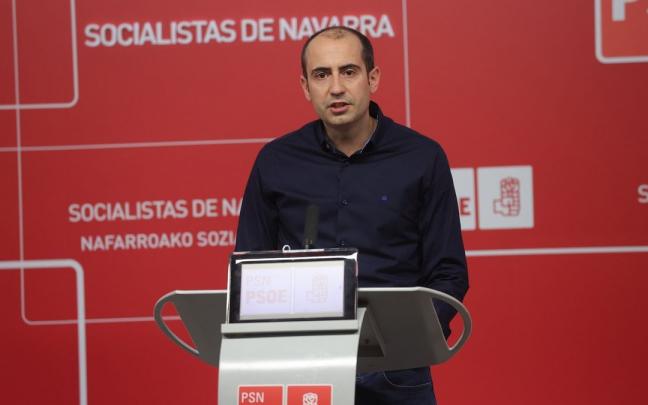 El portavoz de la formación en el Valle de Egüés, Mikel Bezunartea.