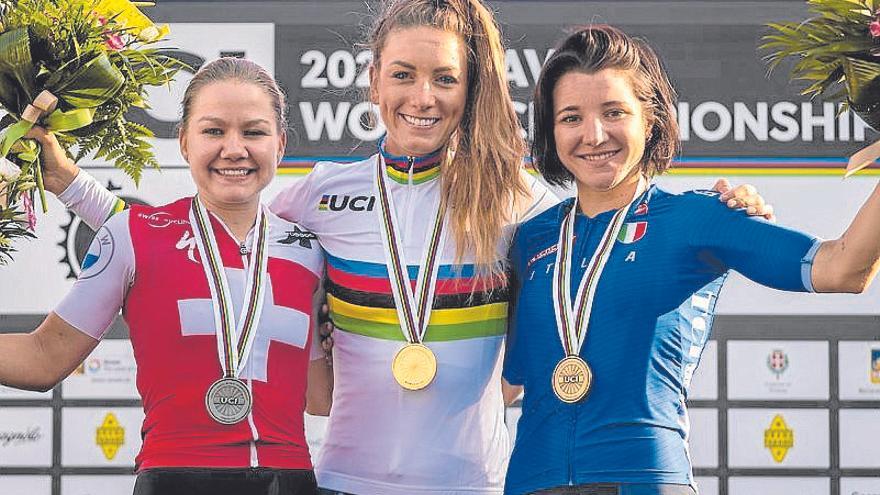 La campeona del mundo de gravel, Pauline Ferrand-Prévot. | FOTO: UCI