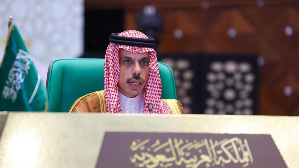 El ministro de Exteriores de Arabia Saudí, Faisal bin Farhan.