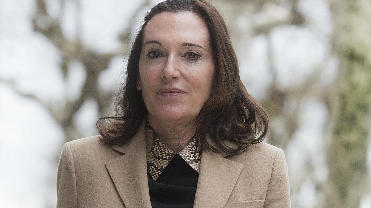 La escultora vasca Cristina Iglesias, en Donostia.