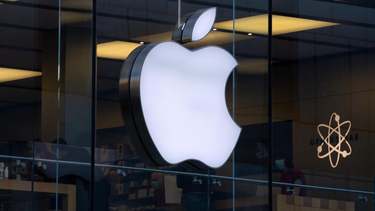 Logo de la marca Apple.