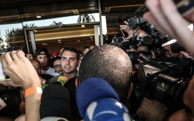 El senador por Río de Janeiro, Flavio Bolsonaro. El senador por Río de Janeiro, Flavio Bolsonaro.