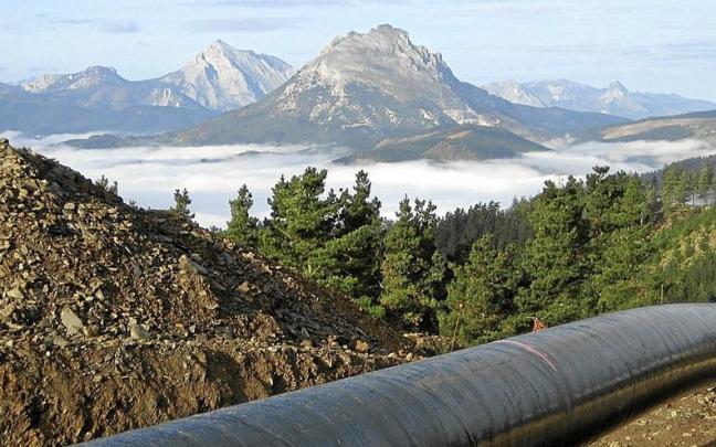 Imagen del gasoducto que llega a Irun. | FOTO: N.G. Imagen del gasoducto que llega a Irun. | FOTO: N.G.