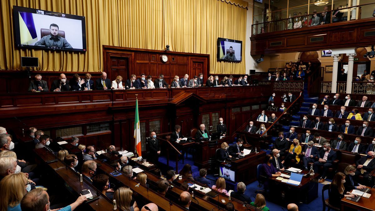Imagen de archivo del Parlamento de Irlanda.