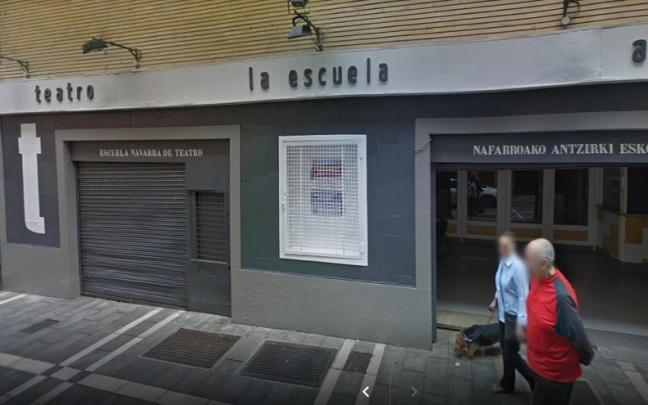 Exterior de la Escuela Navarra de Teatro.