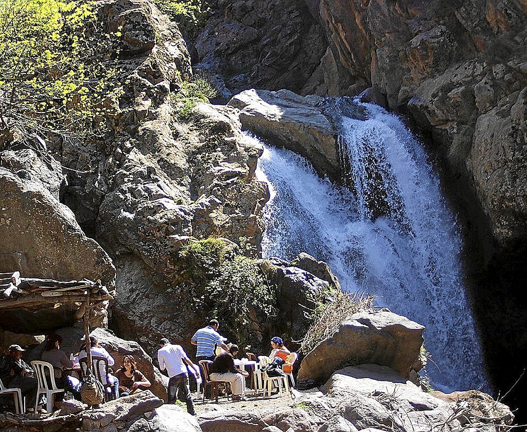 La cascada de Imlil.