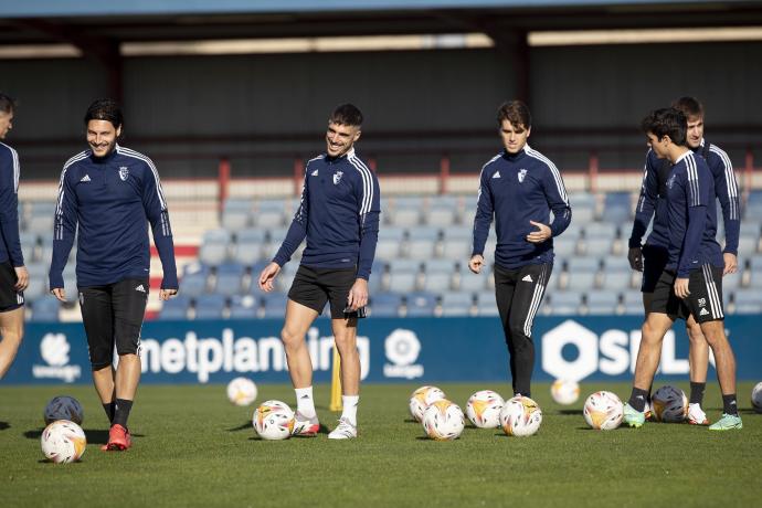 Entrenamiento de Osasuna en Tajonar