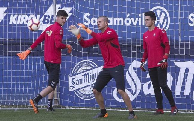Rubén Martínez, durante un entrenamiento