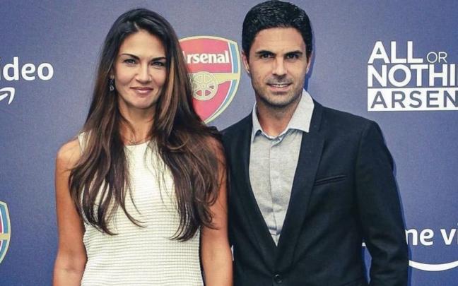 Mikel Arteta y Lorena Bernal en la presentación del documental 'Todo o nada'. Mikel Arteta y Lorena Bernal en la presentación del documental 'Todo o nada'.