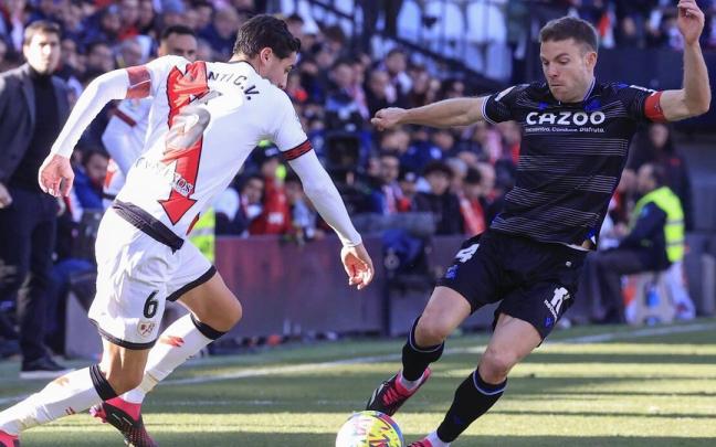 Illarra, en el encuentro ante el Rayo