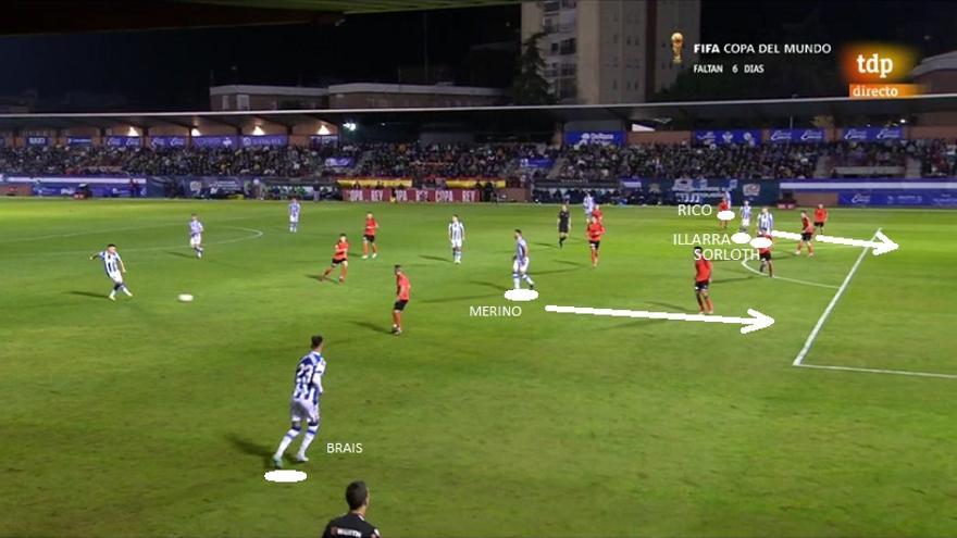 Para lograr luego el triunfo ayudó mucho la calidad de los recién salidos, pero tuvo mérito confiar siempre en el plan inicial pese al contexto de apuro. El 1-2: Brais extremo y, de nuevo, las cinco posiciones de ataque debidamente ocupadas.