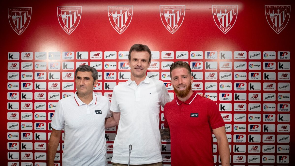 Rueda de prensa de Jon Uriarte, Iker Muniain y Ernesto Valverde