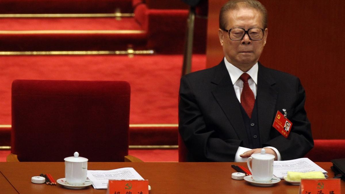 El expresidente chino Jiang Zemin.