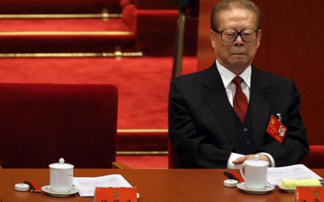 El expresidente chino Jiang Zemin.