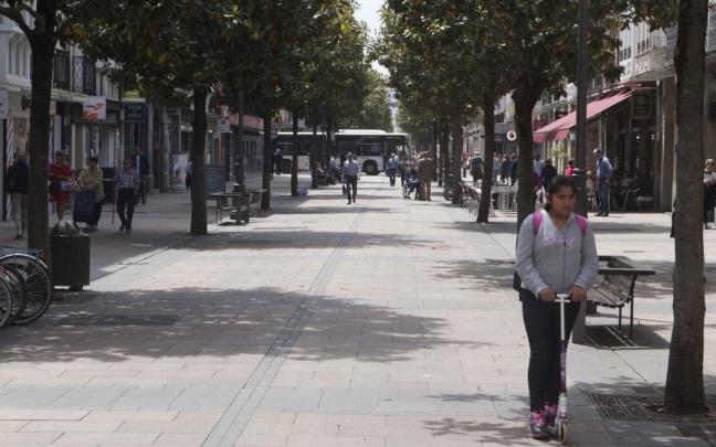 Vista de la calle Dato en Vitoria Vista de la calle Dato en Vitoria