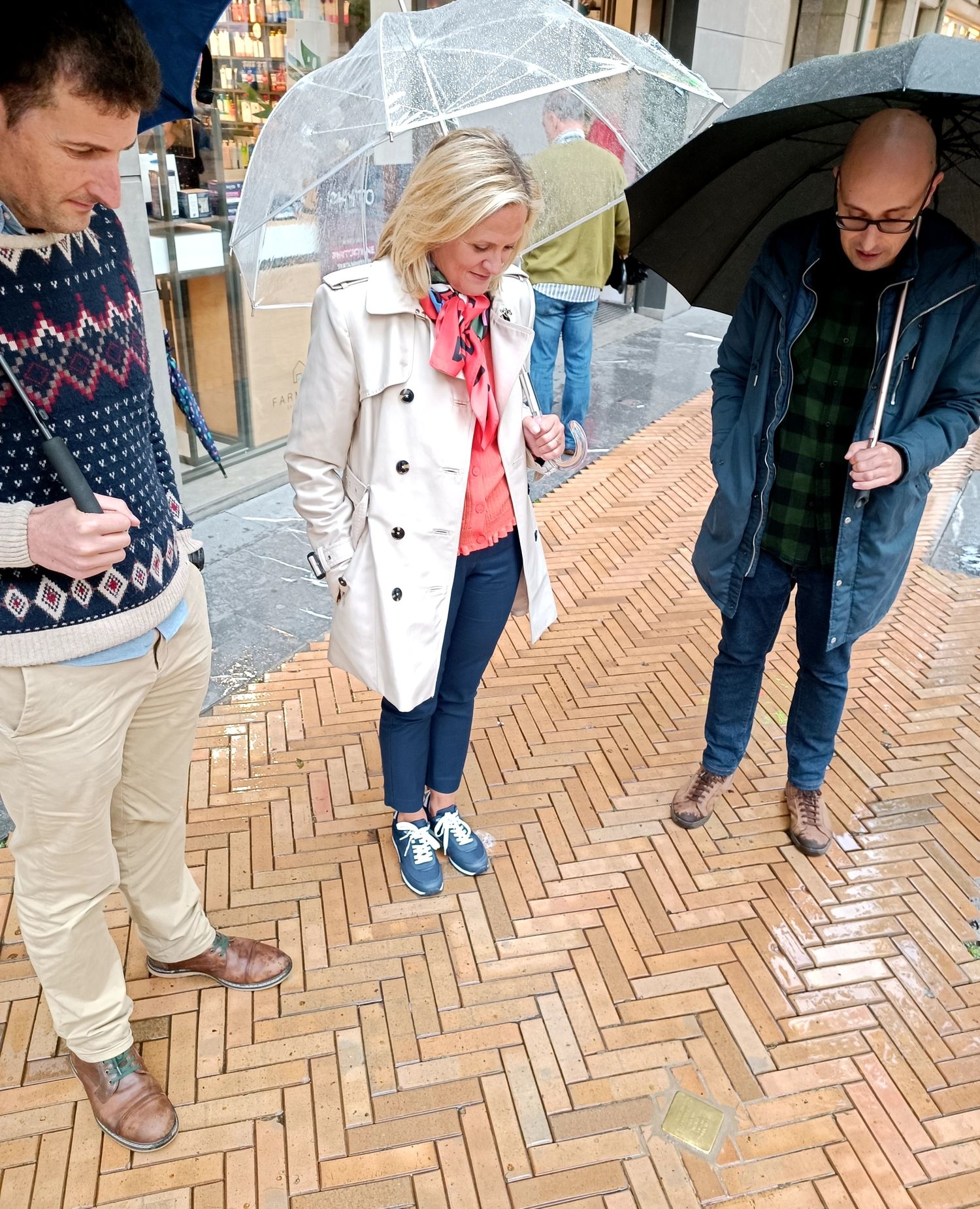 Gorka Zubiaurre, Amaia del Campo y Jagoba Ávarez.