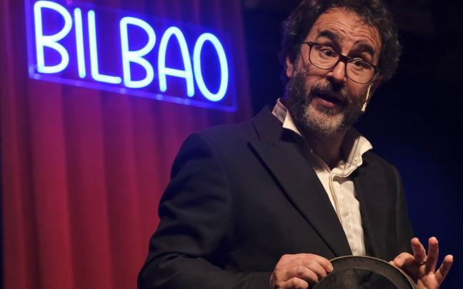 Escena de la comedia ‘De Bilbao ¡¡ahivalahostia!!’.