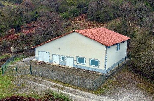 Exterior de la potabilizadora que da servicio a Lekunberri, en Iribas.