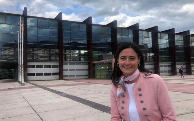 La presidenta de la Mancomunidad, Mireia Elkoroiribe