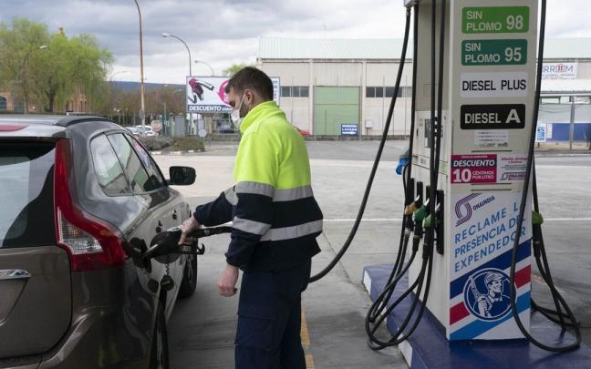 Una gasolinera de Vitoria