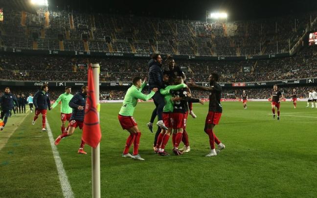 El Athletic celebra su pase a la final