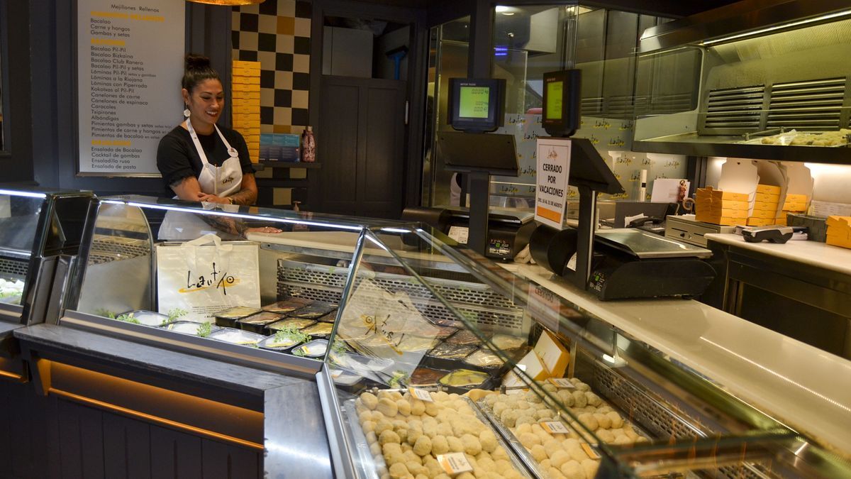 La tienda de comida precocinada 'Lautxo' de Bilbao adaptandose a la nueva medida