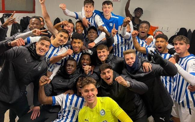Los jugadores del Alavés B Los jugadores del Alavés B