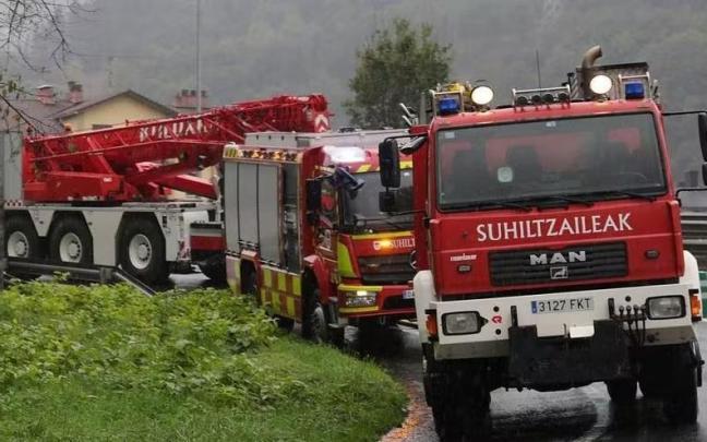 Bomberos de Gipuzkoa en una imagen de archivo