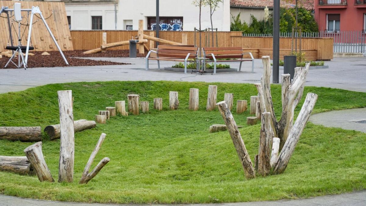 Un parque de Gasteiz.