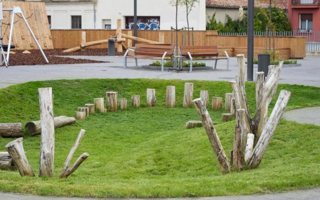 Un parque de Gasteiz.
