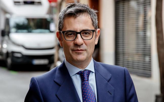 El ministro de Presidencia, Relaciones con las Cortes y Memoria Democr&aacute;tica, F&eacute;lix Bola&ntilde;os.