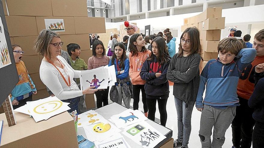 Los alumnos de los centros escolares participan de las actividades de Ciudad Educadora. | FOTO: ALEX LARRETXI