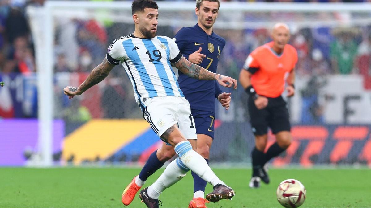 El exrealista Antoine Griezmann, en la final de la Copa del Mundo.