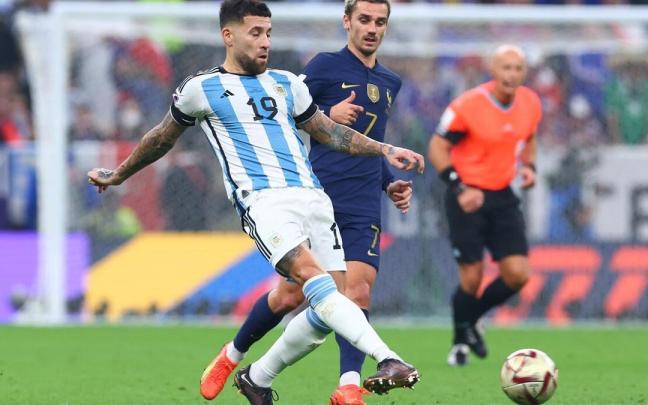 El exrealista Antoine Griezmann, en la final de la Copa del Mundo.