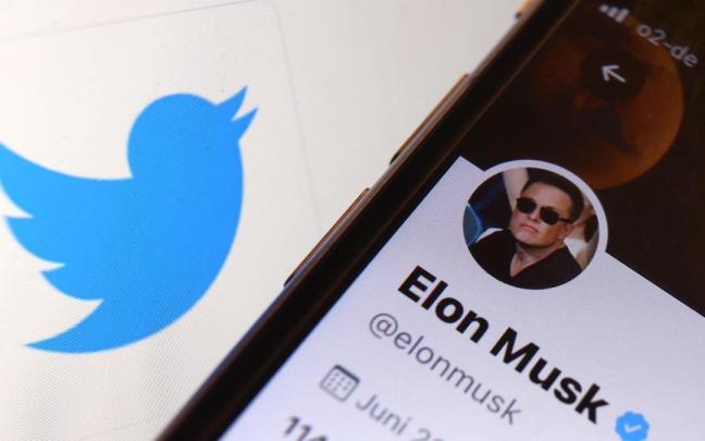 Perfil de Elon Musk en Twitter, en el que se muestra el check azul. Perfil de Elon Musk en Twitter, en el que se muestra el check azul.