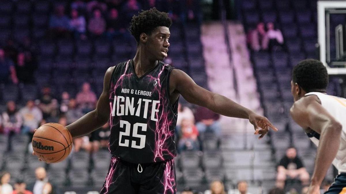 Cissoko, durante su estreno en la Liga de Desarrollo