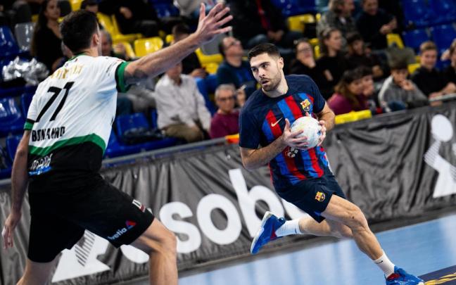 Imagen del partido en Barcelona