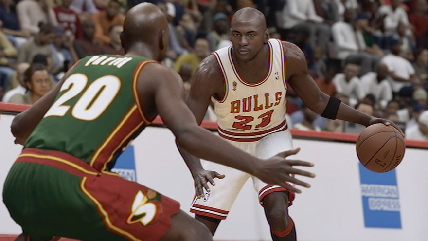 El baloncestista Michael Jordan recreado en el videojuego 'NBA 2K23'.