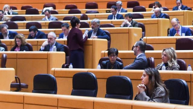 El debate en el pleno del Senado. El debate en el pleno del Senado.