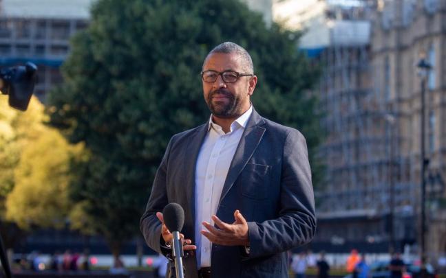 El ministro de Exteriores, James Cleverly.