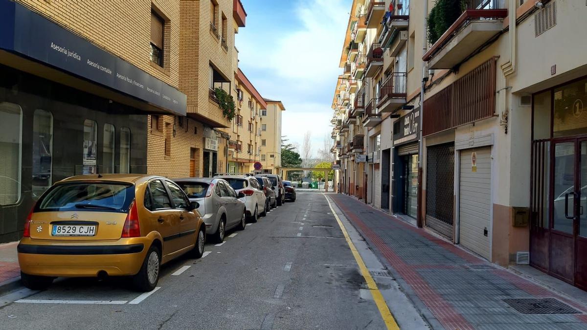 El robo del cableado en la calle Virgen Blanca de Oion les deja sin alumbrado público.