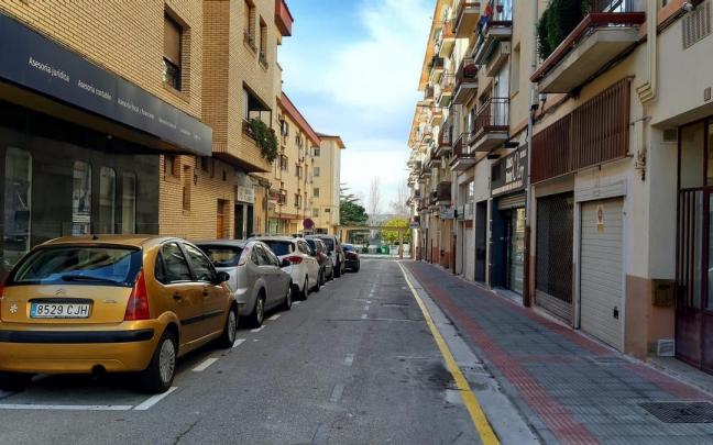 El robo del cableado en la calle Virgen Blanca de Oion les deja sin alumbrado público.