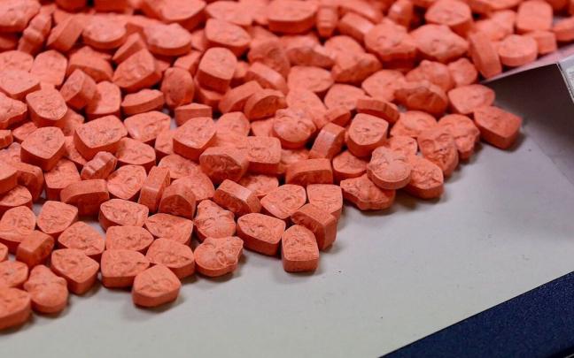 Pastillas de éxtasis decomisadas en la operación. Pastillas de éxtasis decomisadas en la operación.