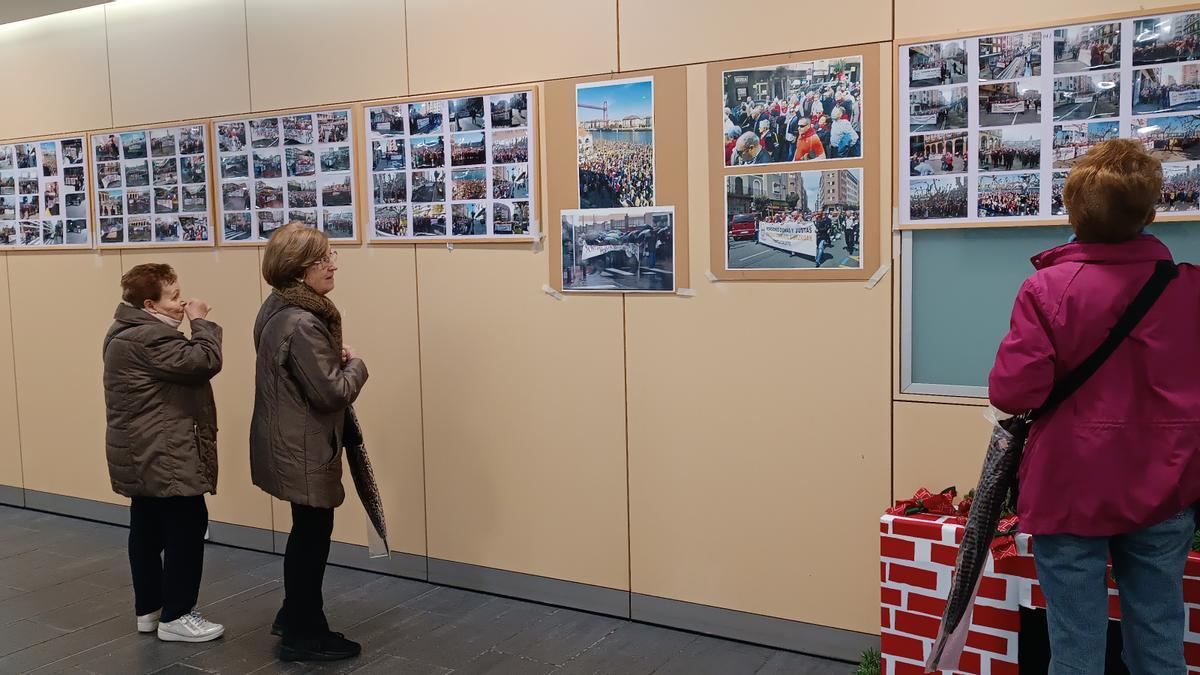 La exposición fotográfica girará por los centros sociales de Portugalete.