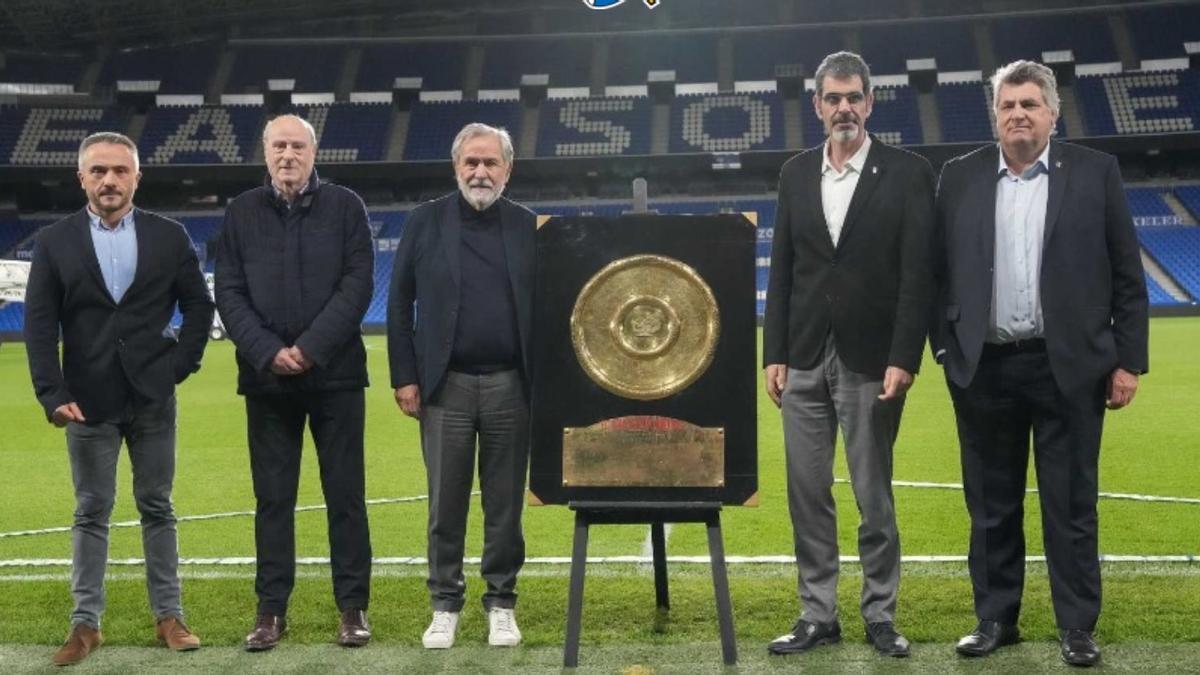 El Escudo de Brennus visitó el martes Anoeta.