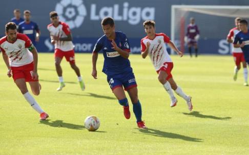 Guruzeta, en el duelo de ida frenta al Almería. Guruzeta, en el duelo de ida frenta al Almería.