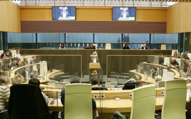 Pleno celebrado este lunes en las Juntas Generales de Gipuzkoa