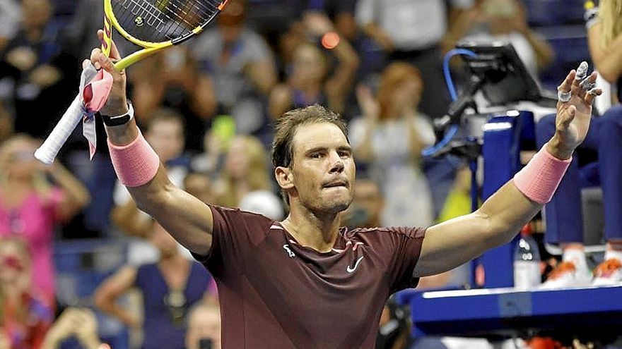 Nadal celebra su victoria. | FOTO: EFE