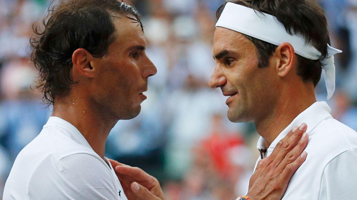 Rafa Nadal y Roger Federer en una imagen de archivo.