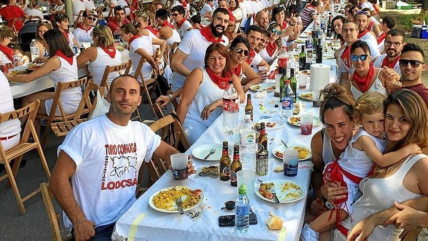 Imagen de la última comida popular en las fiestas de 2019.